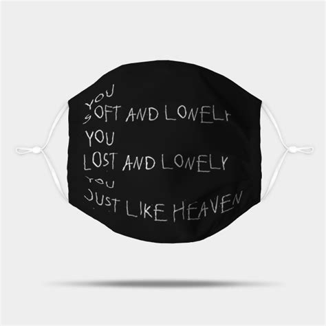 The Cure Just Like Heaven Lyrics FanArt - The Cure - Mask | TeePublic