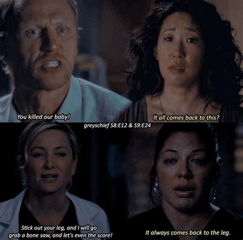 Owen, Cristina, Arizona, and Callie | Greys anatomy episodes, Greys anatomy memes, Greys anatomy ...