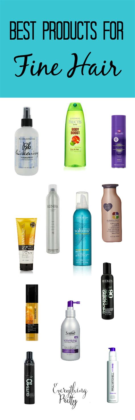 Best Hair Products for Fine Hair | Fine hair, Cool hairstyles, Hairstyles for thin hair