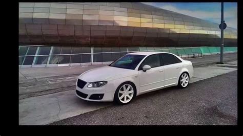 Seat Exeo White Power sport tuning lower - YouTube