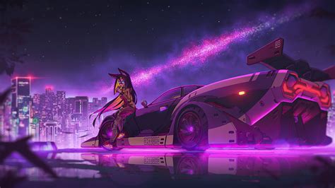 3840x2160 Anime Girl Cyberpunk Ride 4k 4K ,HD 4k Wallpapers,Images ...