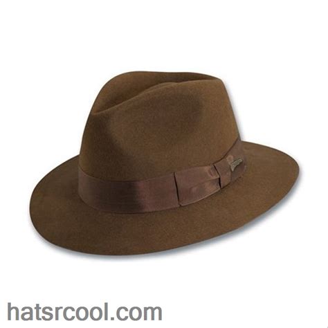 Indiana Jones Wool Felt Pinched Front Fedora Only $39.99:This officially licensed Indiana Jones ...