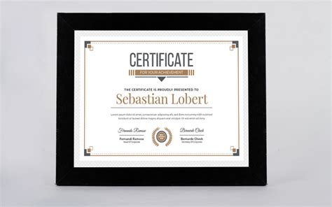 Classic Fancy Certificate Template #226413 - TemplateMonster