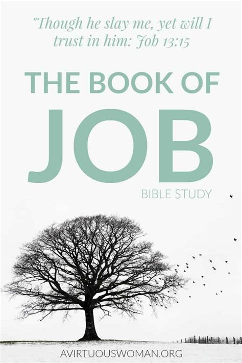 The Book of Job: Bible Study - A Virtuous Woman