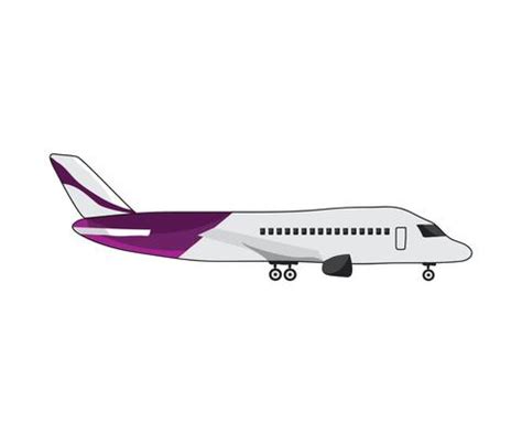 Plane Side View Vector Art, Icons, and Graphics for Free Download