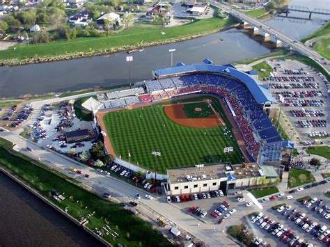 Des Moines, IA : Principal Park from above photo, picture, image (Iowa ...