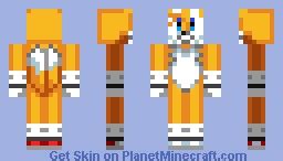 Tails the Fox Minecraft Skin