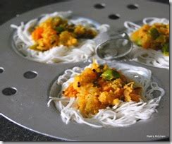 Stuffed idiyappam, south Indian Idiyappam varieties - Raks Kitchen