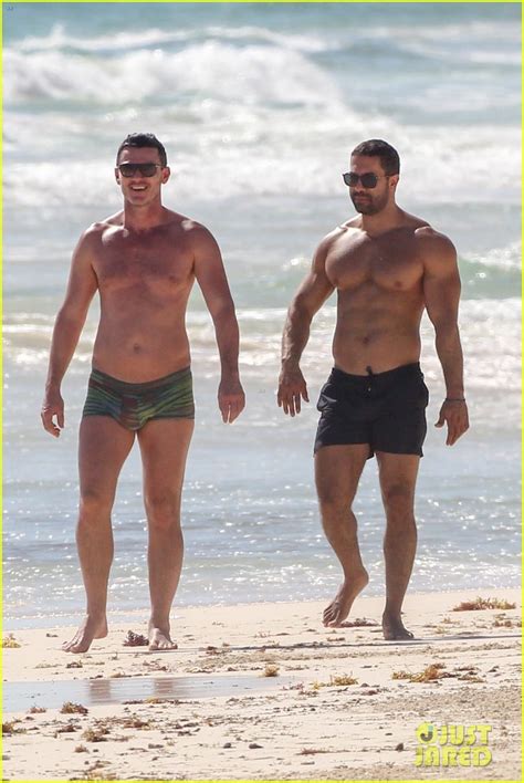 Luke Evans & Boyfriend Victor Turpin Bare Their Shirtless Bodies, Look ...