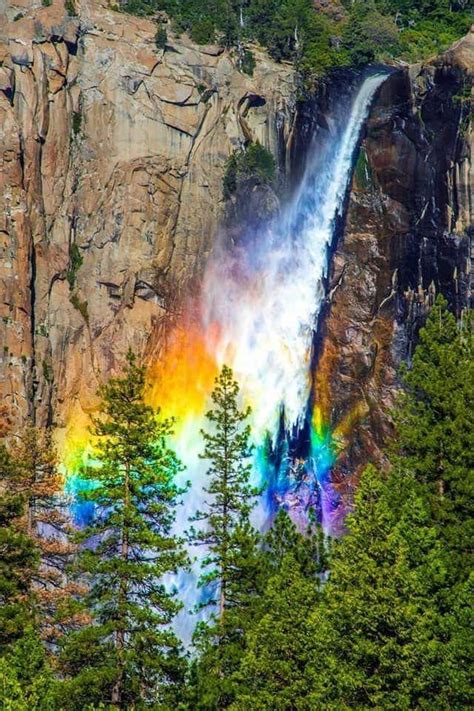 Rainbow Falls, Yosemite National Park! | National parks, Rainbow falls, Nature pictures