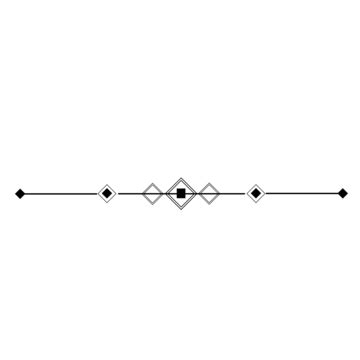 Decorative Line Border Vector Hd Images, Black Line Border Decoration, Line Border, Line ...