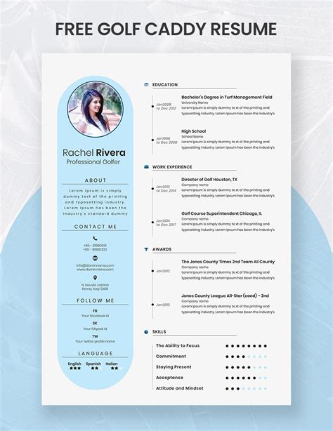 Sports Resume Templates - Edit Online & Download | Template.net