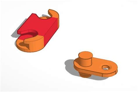 Hemnes Shoe Cabinet Hinge parts - 3D Printable Model on Treatstock