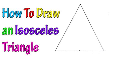 How To Draw Isosceles Triangle - Buildingrelationship21