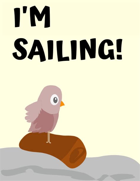 Copy of i Am Sailing | PosterMyWall