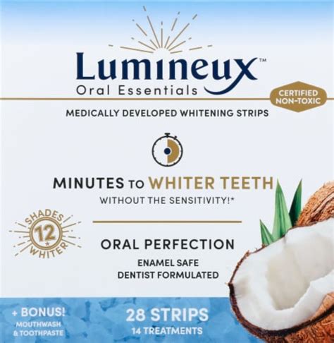 Lumineux Oral Essentials Whitening Strips, 28 ct - Fry’s Food Stores