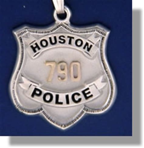 Houston, Texas Police Badge Charms