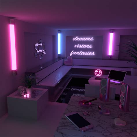 all i see is you | Neon bedroom, Aesthetic rooms, Aesthetic room decor