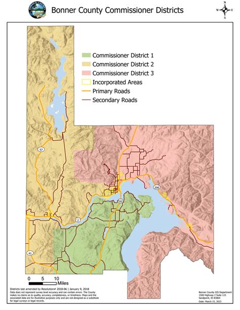 Bonner County - District Maps