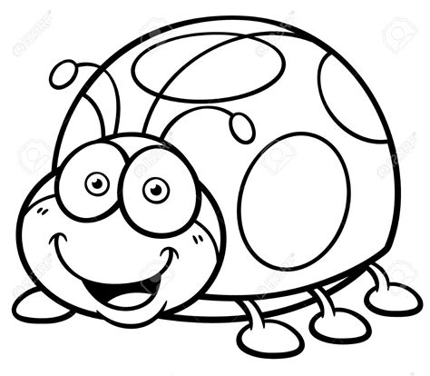 Ladybug Book Coloring Pages