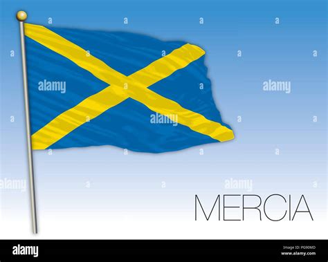 Flag of mercia Stock Vector Images - Alamy