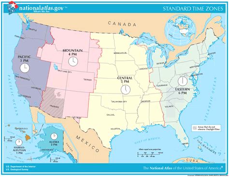 Large Detailed Time Zones Map Of The United States Usa Maps Of The | Sexiz Pix