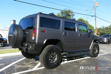 Hummer H2 with 17in Fuel Hostage II Wheels exclusively from Butler ...