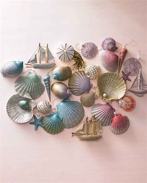 22 Easy DIY Glitter Shell Crafts Ideas (4 in 2020 | Seashell crafts, Diy christmas ornaments ...