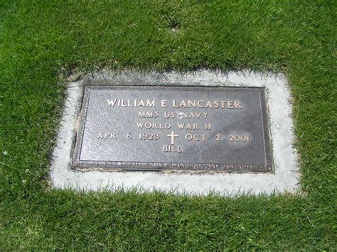 William Edward “Bill” Lancaster Jr. (1923-2001) - Find a Grave Memorial