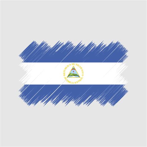 Nicaragua Flag Brush. National Flag 11165871 Vector Art at Vecteezy