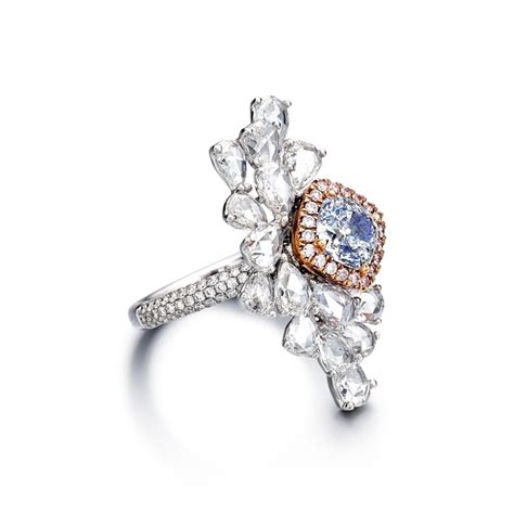 Very Light Blue Diamond and Diamond Ring | 1.18克拉 輕淡藍色鑽石 配 鑽石 戒指 | Important Jewels | | Sotheby's