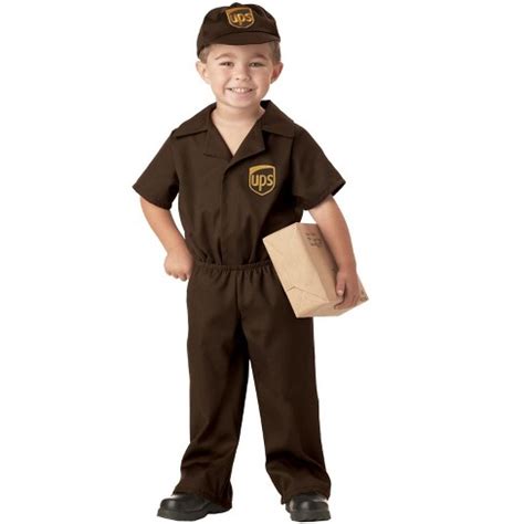 United Parcel Service Ups Guy Toddler Costume, Large : Target