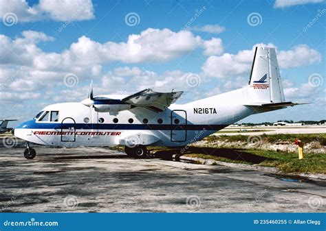 Cockpit Of Casa C-212 Twin Engine Transport Aircraft VH-VHB Operated By Sky Traders. Editorial ...