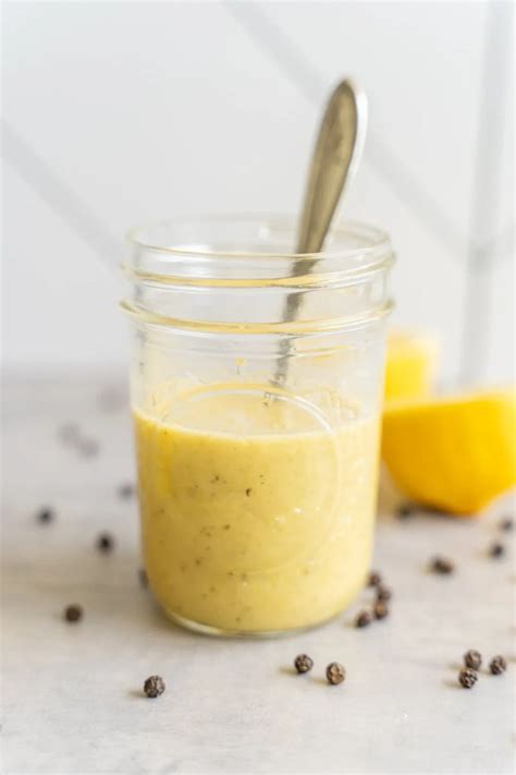 Zesty Lemon Pepper Dressing (Vegan!) - The June Table