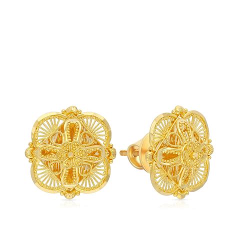 Buy Malabar Gold Earring MHAAAAAGTQNR for Women Online | Malabar Gold ...