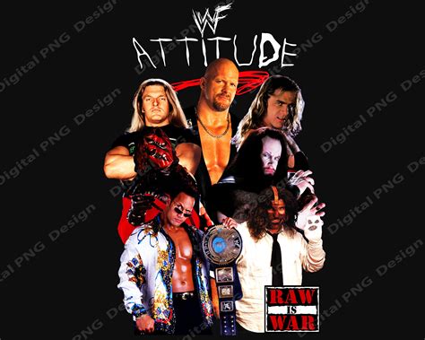 ATTITUDE ERA WWE Png , Instant Download, Digital Files Png - Etsy