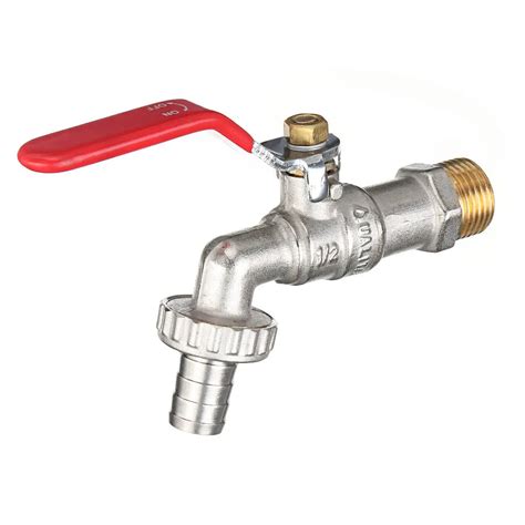 Outside Garden Tap Faucet 1/2 Inch Lever Easy Quarter Turn Off/ On Home Improvement Manual Long ...