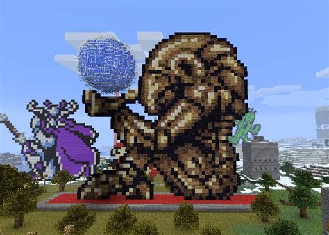 Super Metroid Chozo Statue Minecraft Project