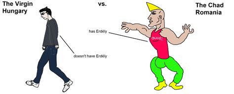 The Virgin Hungary vs The Chad Romania : r/hungary