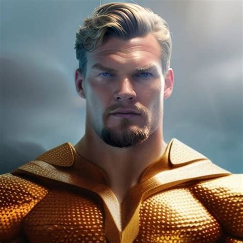 Alan Ritchson as Aquaman, AI Concept by alraken on DeviantArt