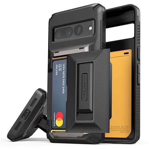 Google Pixel 7 PRO rugged wallet kickstand modern case by VRS Design