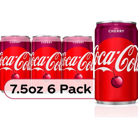 Coca-Cola Cherry Cans, 7.5 fl oz, 6 Pack | Soda & Mixers | My Country Mart (KC Ad Group)