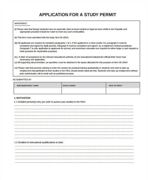 FREE 42+ Student Application Forms in PDF | MS Word | Excel