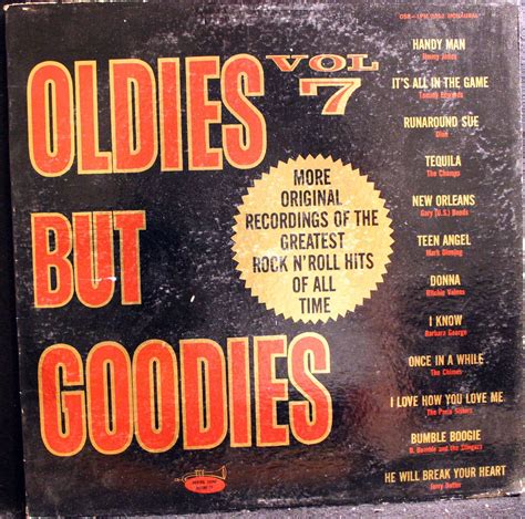 Oldies But Goodies Volume 7 Various Artists Vinyl LP Record Album ...