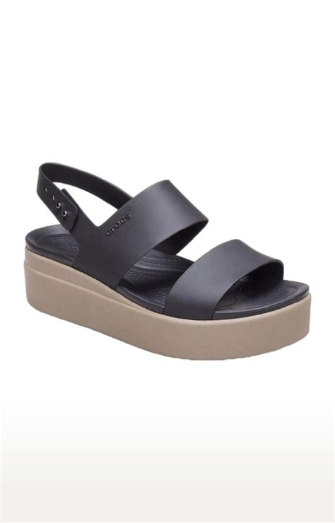 Women's Black Solid Wedges