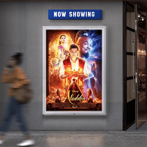 Outdoor LED Illuminated Poster Frame | Cinema Poster Light Box