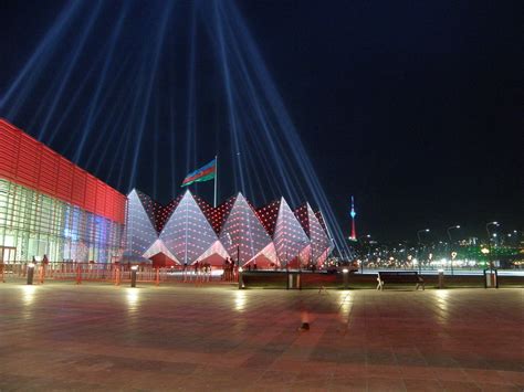 BAKU - Crystal Hall by Night | Eurofestival | Flickr