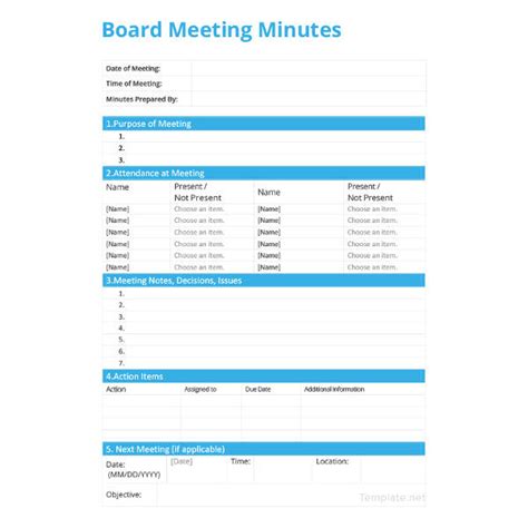 31+ Meeting Minutes Template - Free Samples, Examples Format Download | Free & Premium Templates