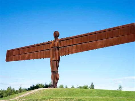 Weathering Steel Sculpture& Signs -Angel of the North - Gnee Garden