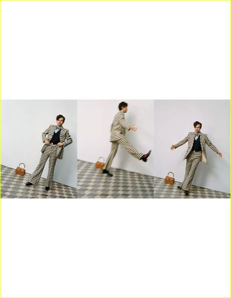 Harry Styles Strikes a Playful Pose in Gucci HA HA HA Campaign Photos ...